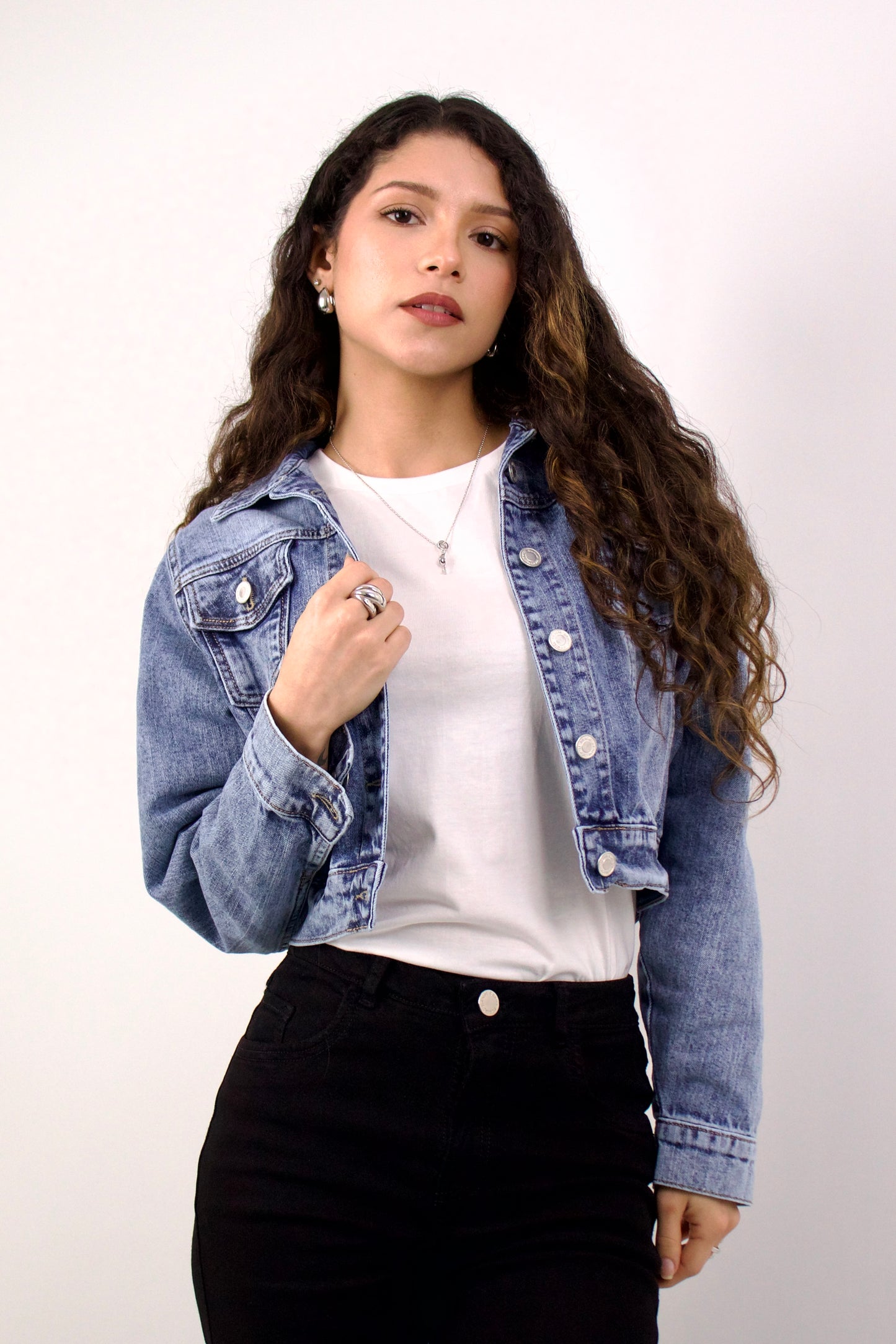 Casaca corta Denim