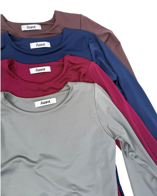 Esencial cuello redondo