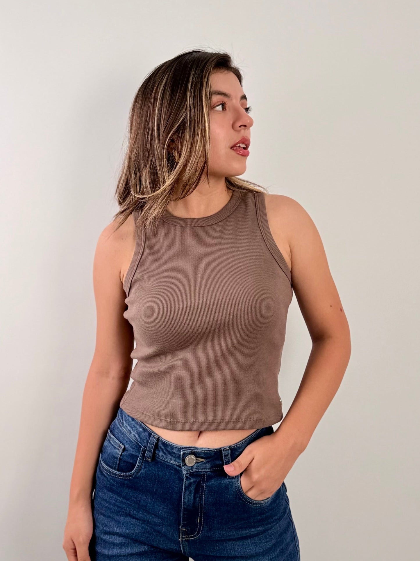 Crop manga cero Cami