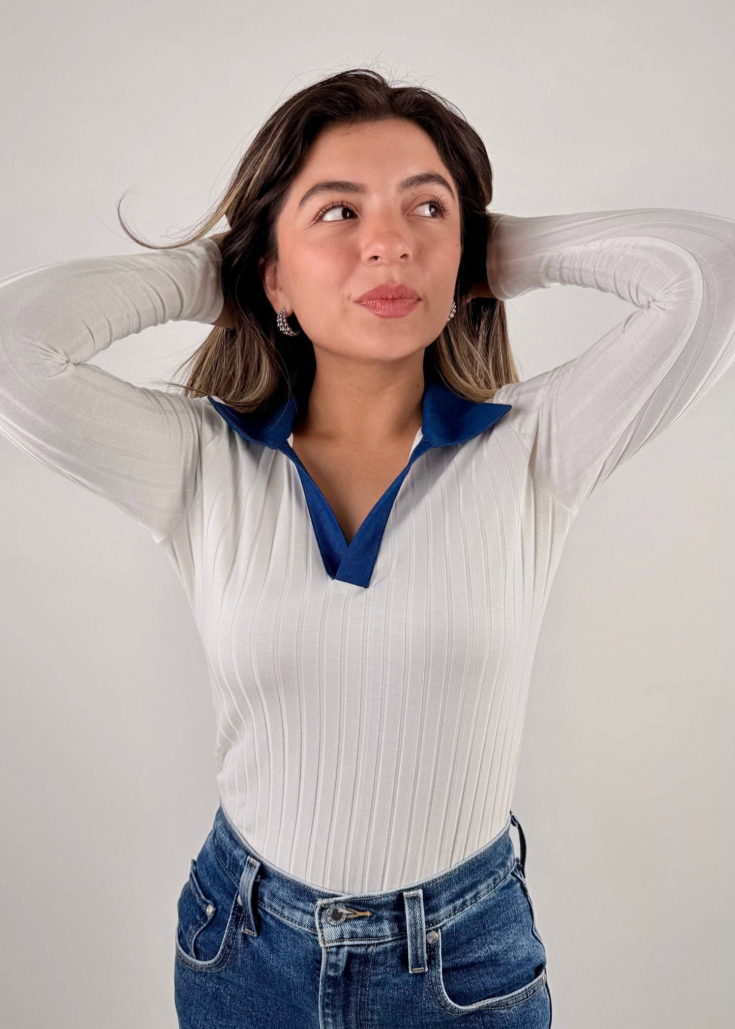 Polito cuello Denim