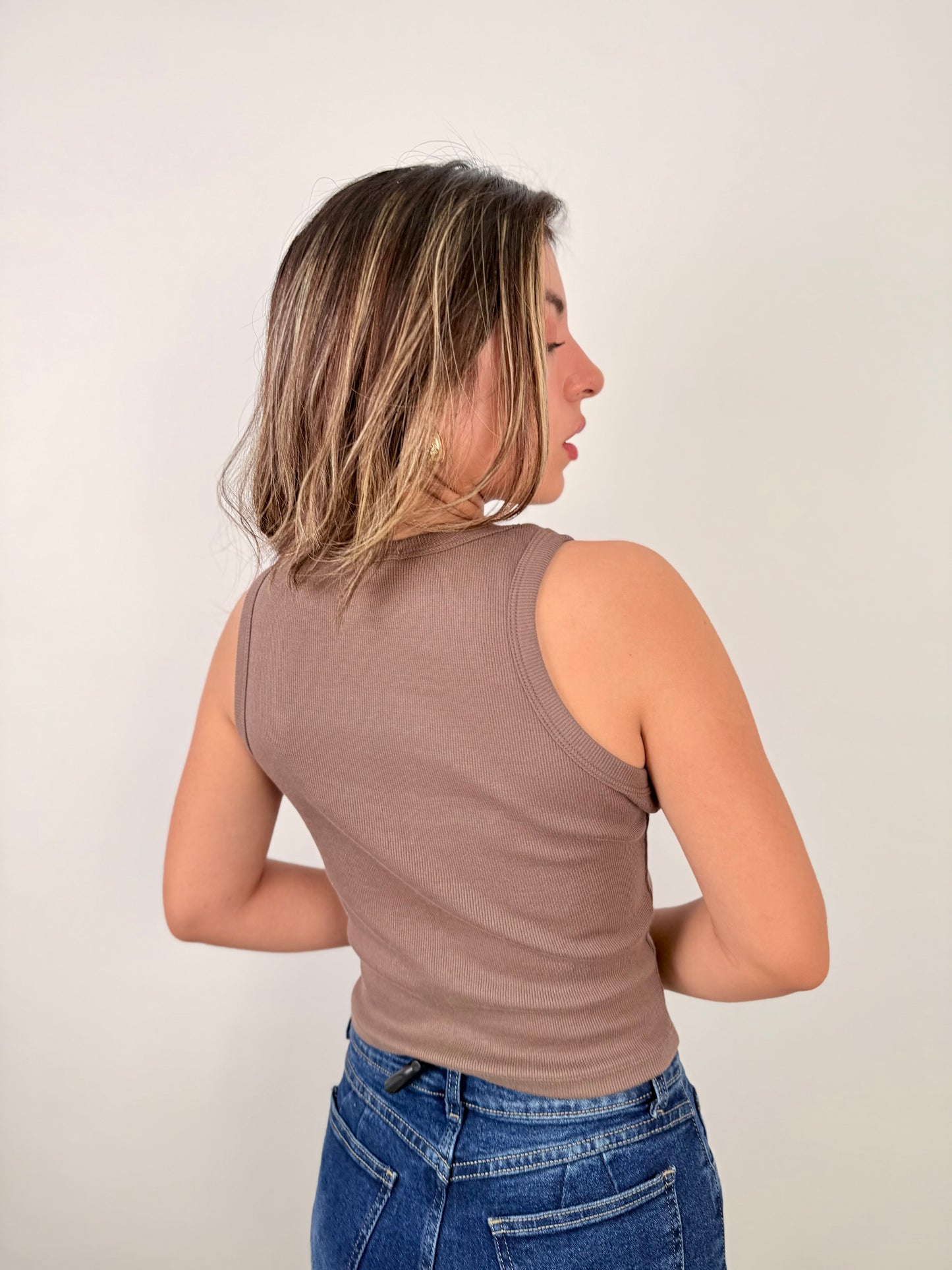 Crop manga cero Cami