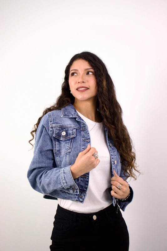 Casaca corta Denim